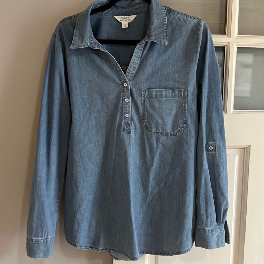 Denying  pull over shirt market spruce brand